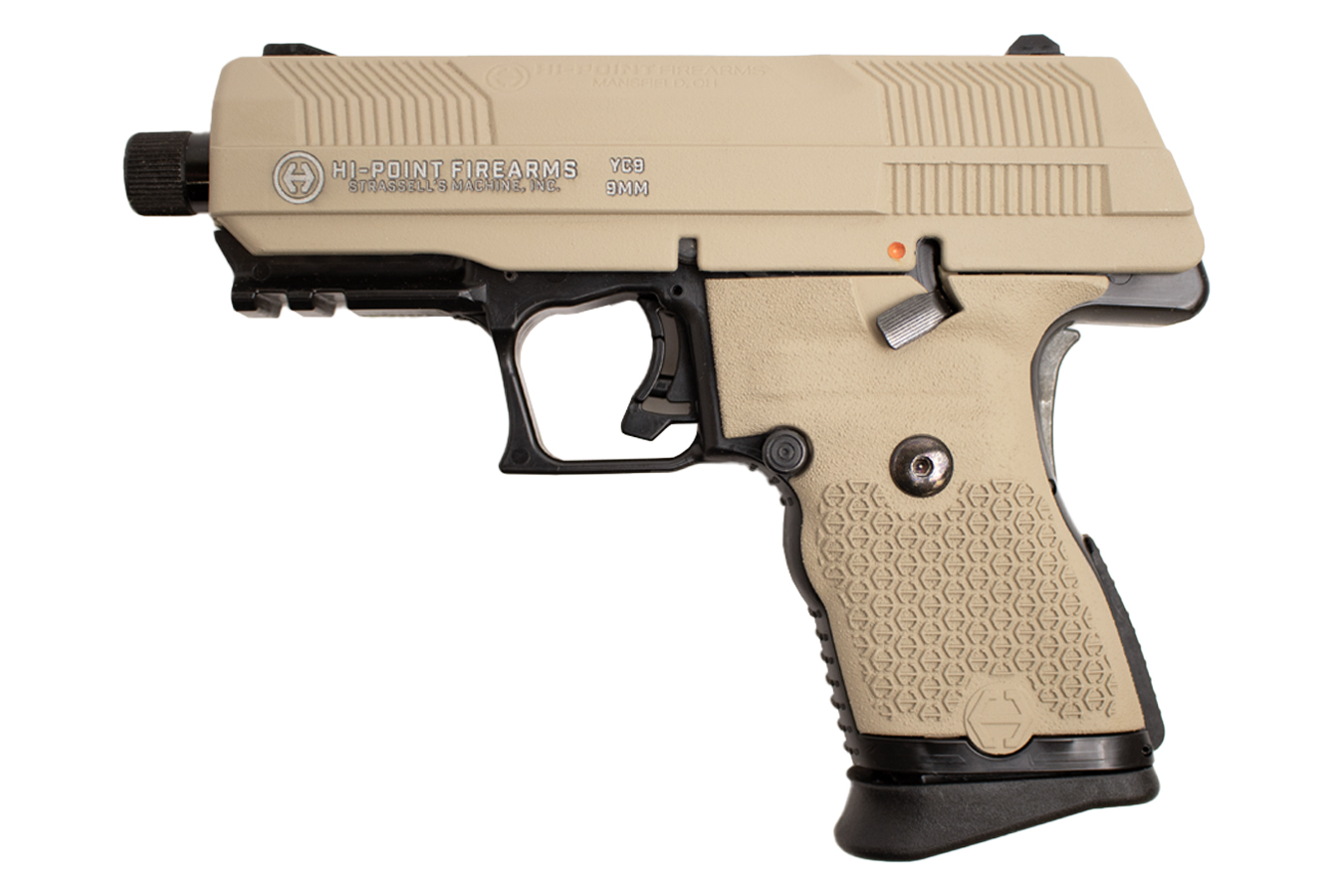 HI POINT YC9 9mm Optic Ready Pistol with Flat Dark Earth Finish